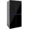 Infiniton AMCB-496BC NFT nevera puerta lado a lado Independiente 431 L Negro