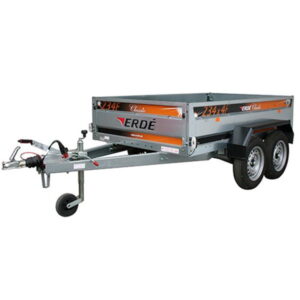Remolque Erdé 234×4 F De Carga Profesional Con Frenos